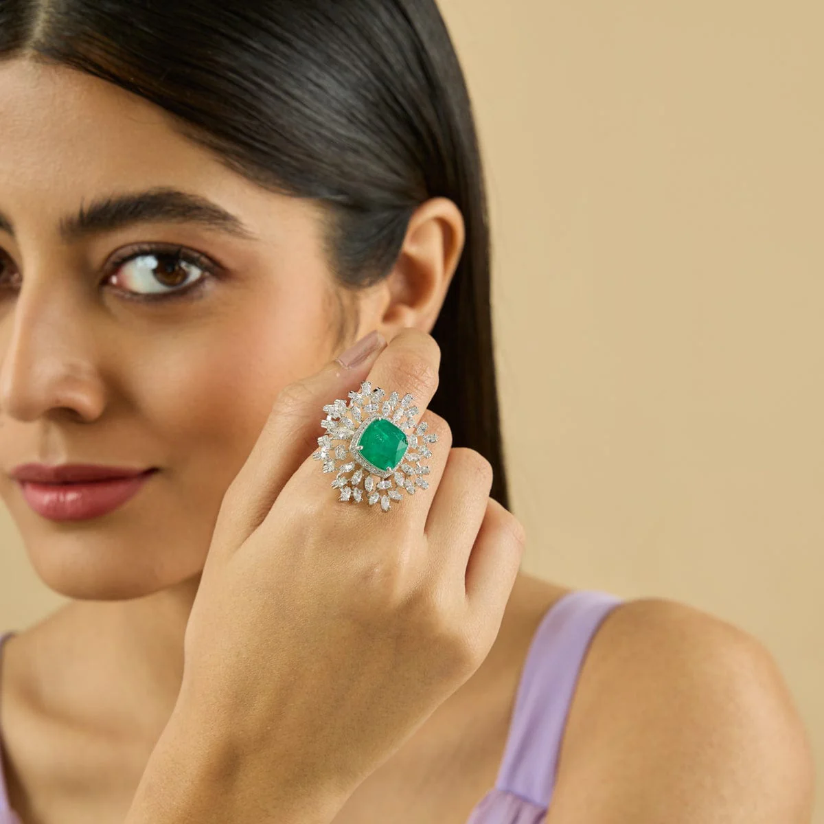 Zircon Finger Ring 180299 - Image 2