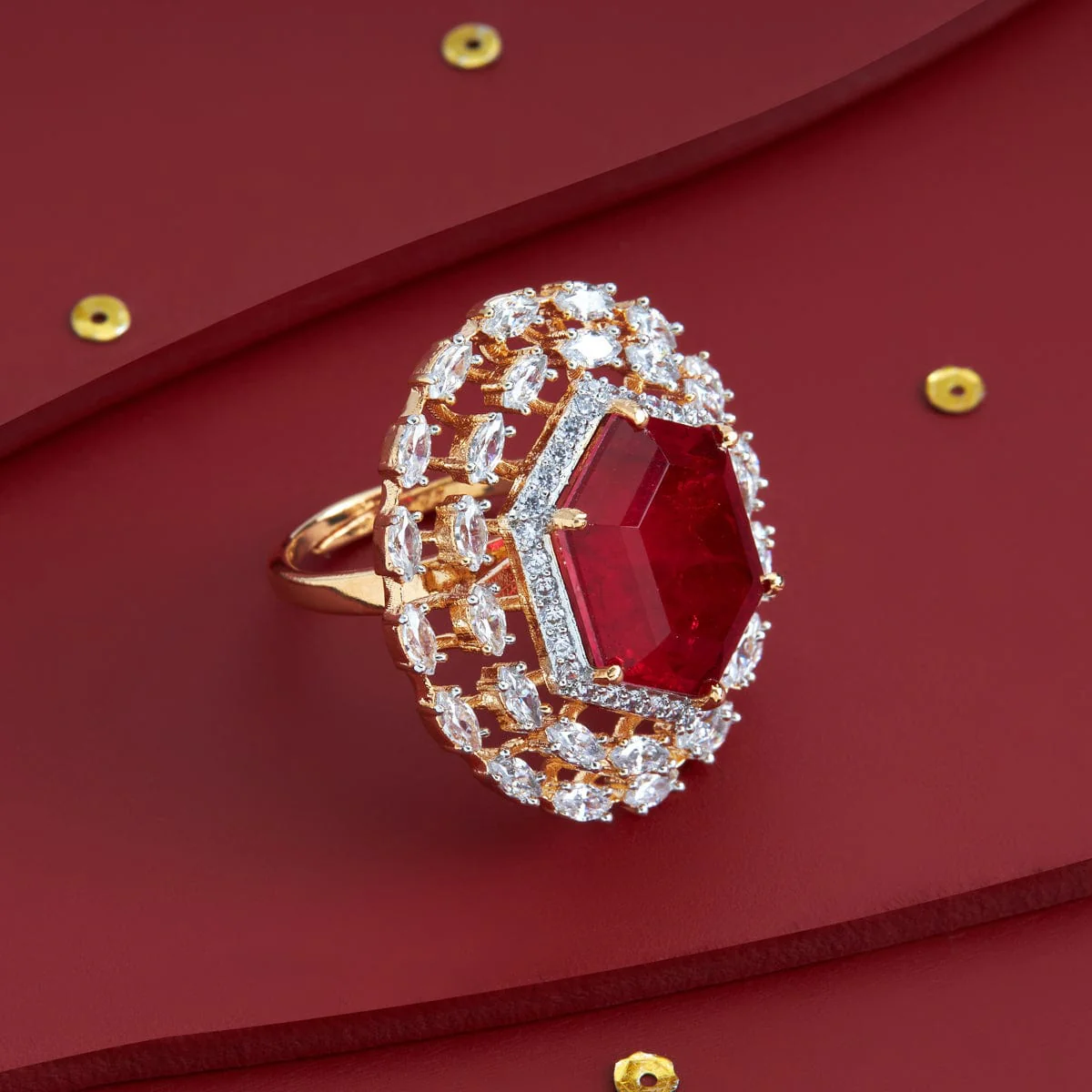Zircon Finger Ring 184448 - Image 2