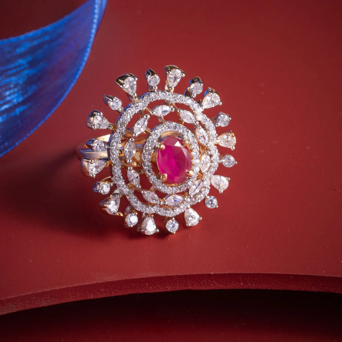 Zircon Finger Ring 185597 - Image 2