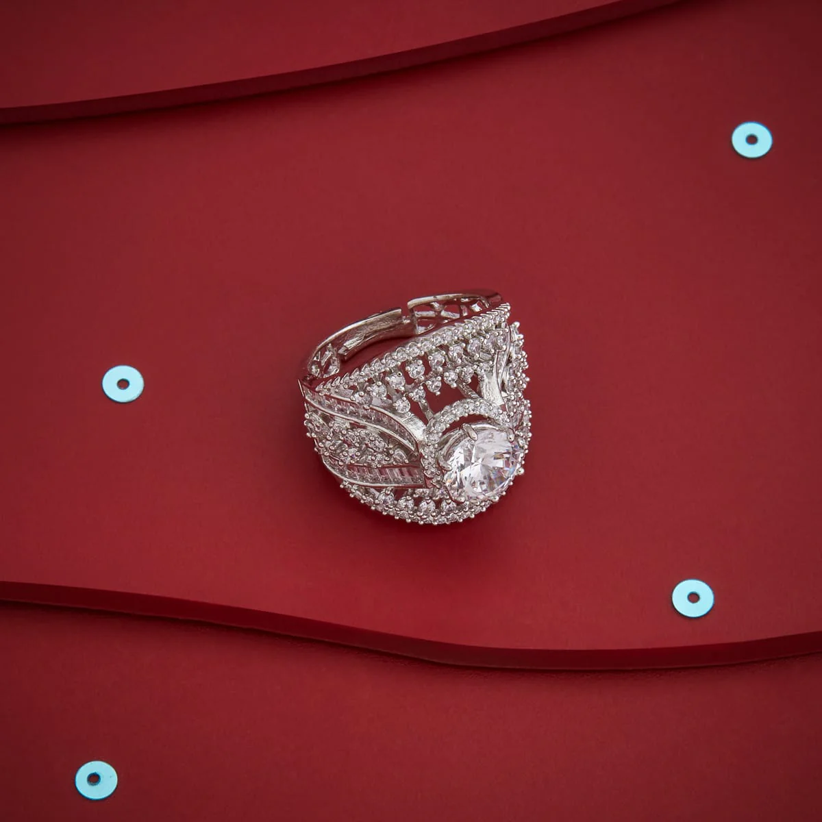 Zircon Finger Ring 187675 - Image 7