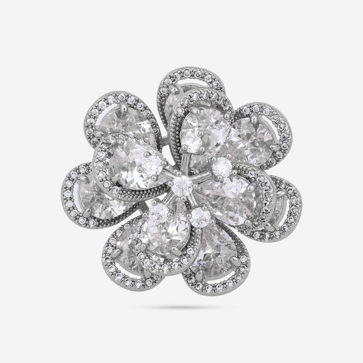 Zircon Finger Ring 190034 - Image 8