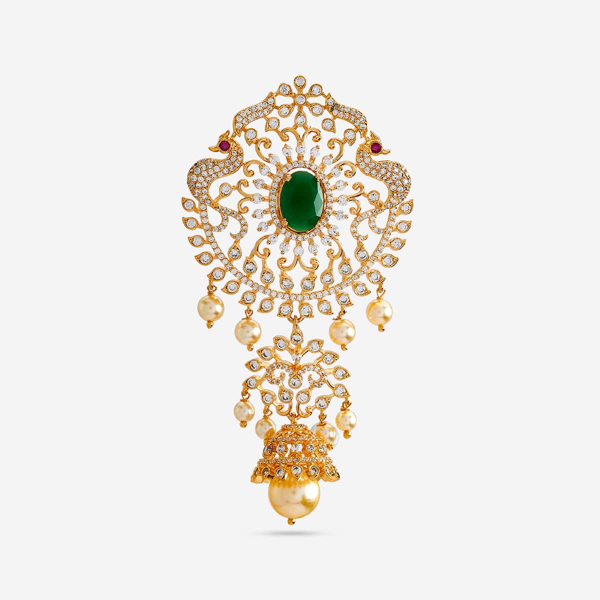 Zircon Hair Brooch 185637