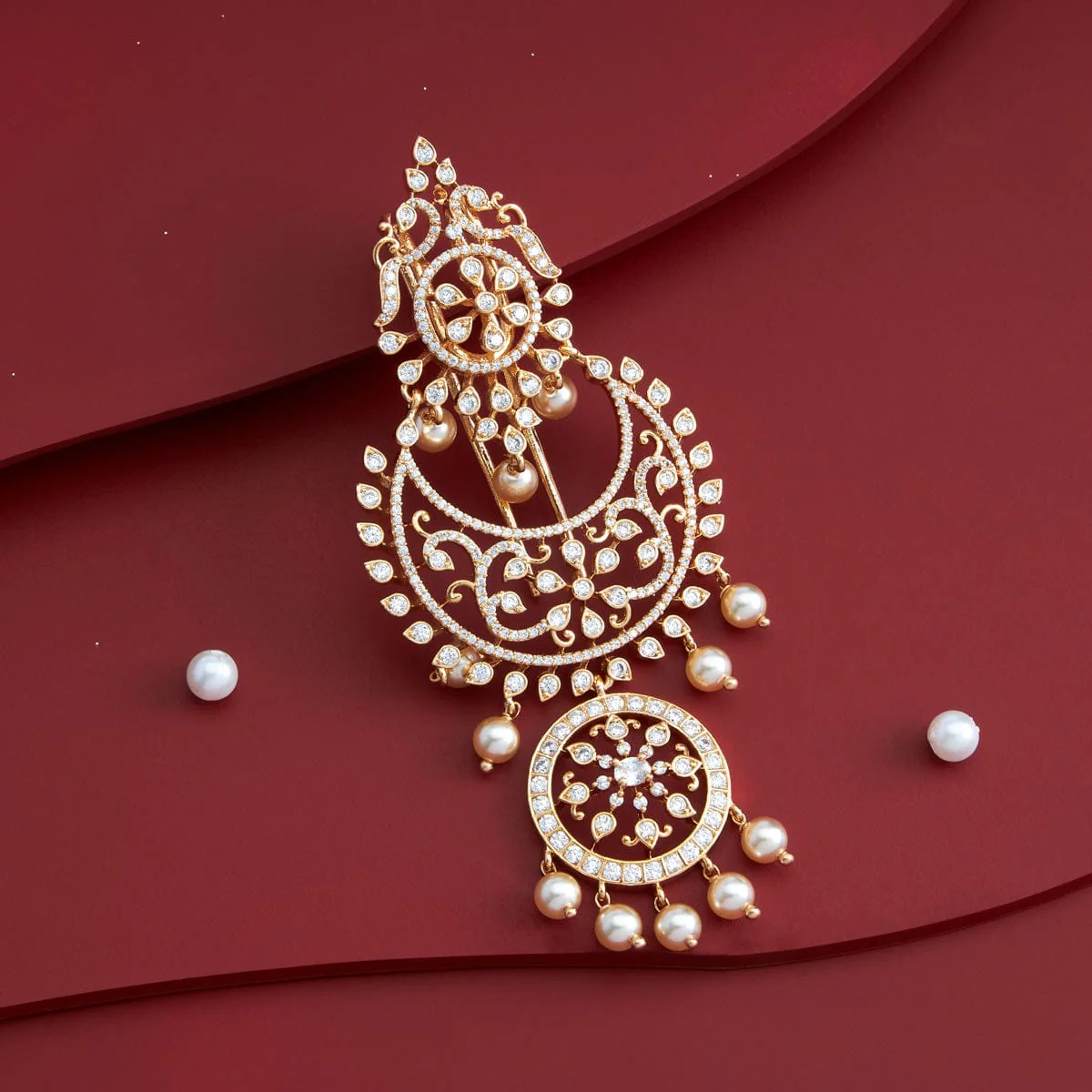 Zircon Hair Brooch 185638 - Image 2