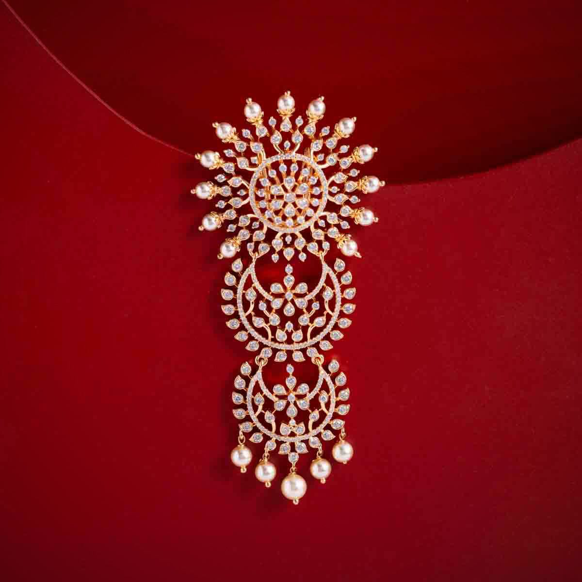 Zircon Hair Brooch 185639 - Image 2
