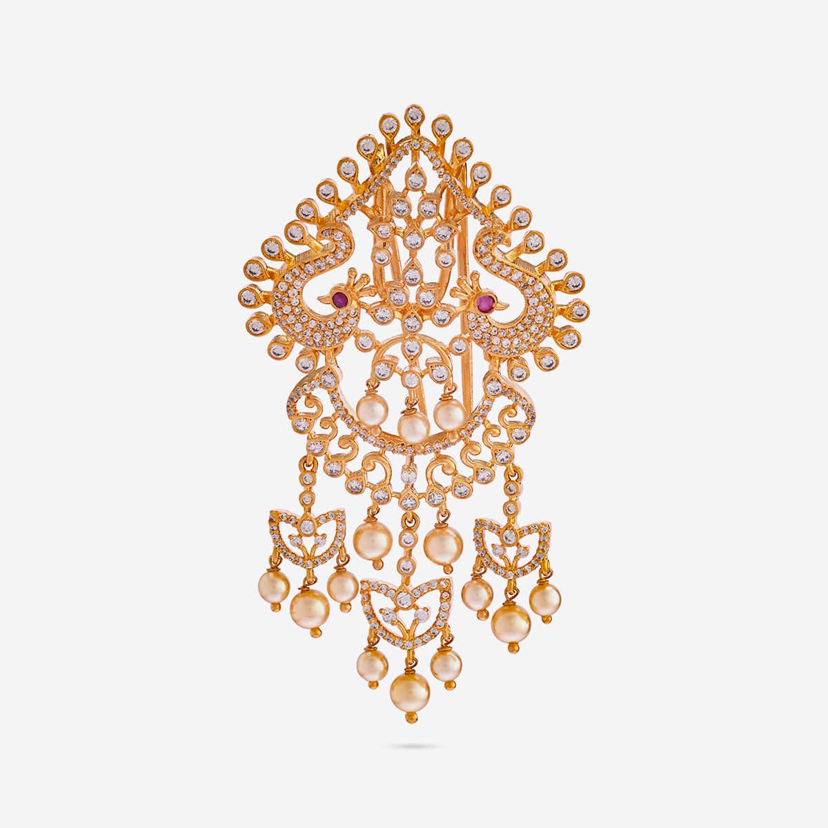 Zircon Hair Brooch 185640