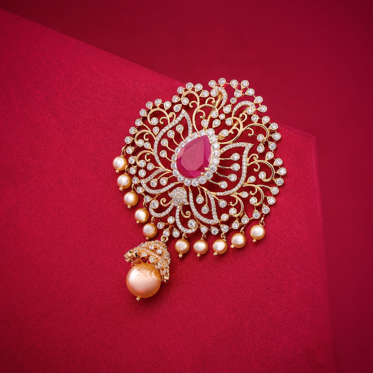 Zircon Hair Brooch 190911 - Image 2