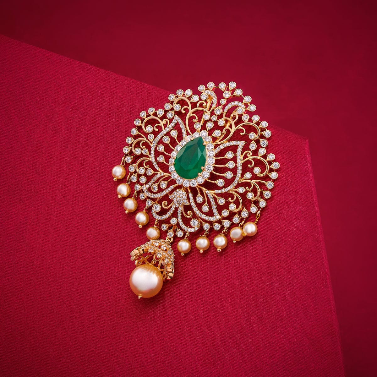 Zircon Hair Brooch 190911 - Image 6