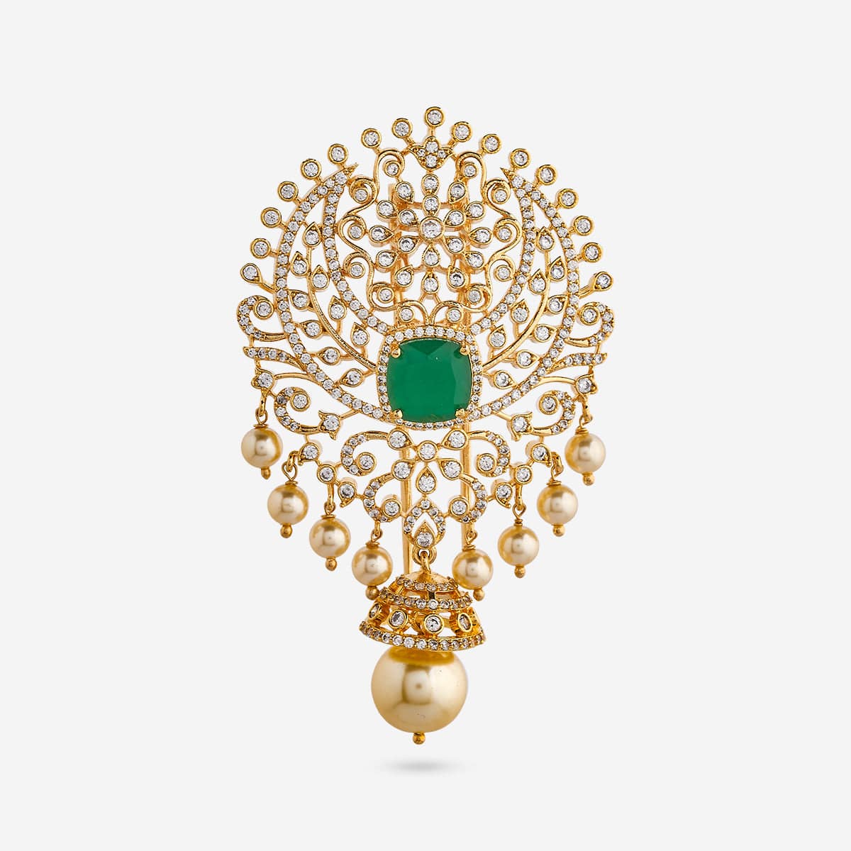 Zircon Hair Brooch 193736 - Image 4