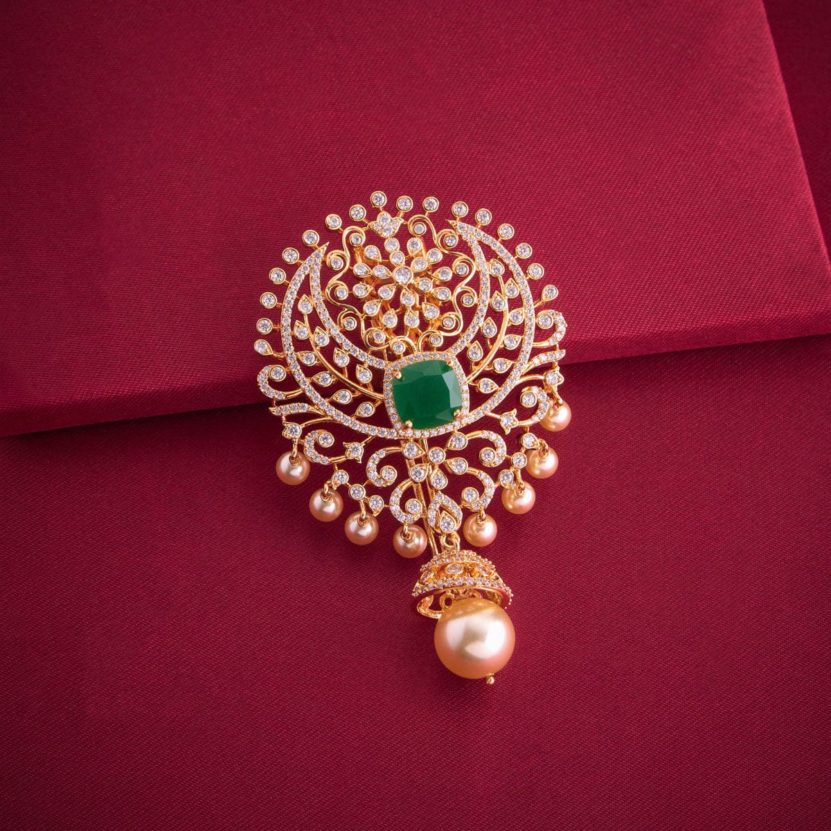 Zircon Hair Brooch 193736 - Image 5