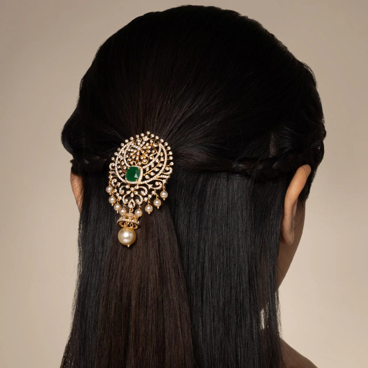 Zircon Hair Brooch 193736 - Image 6