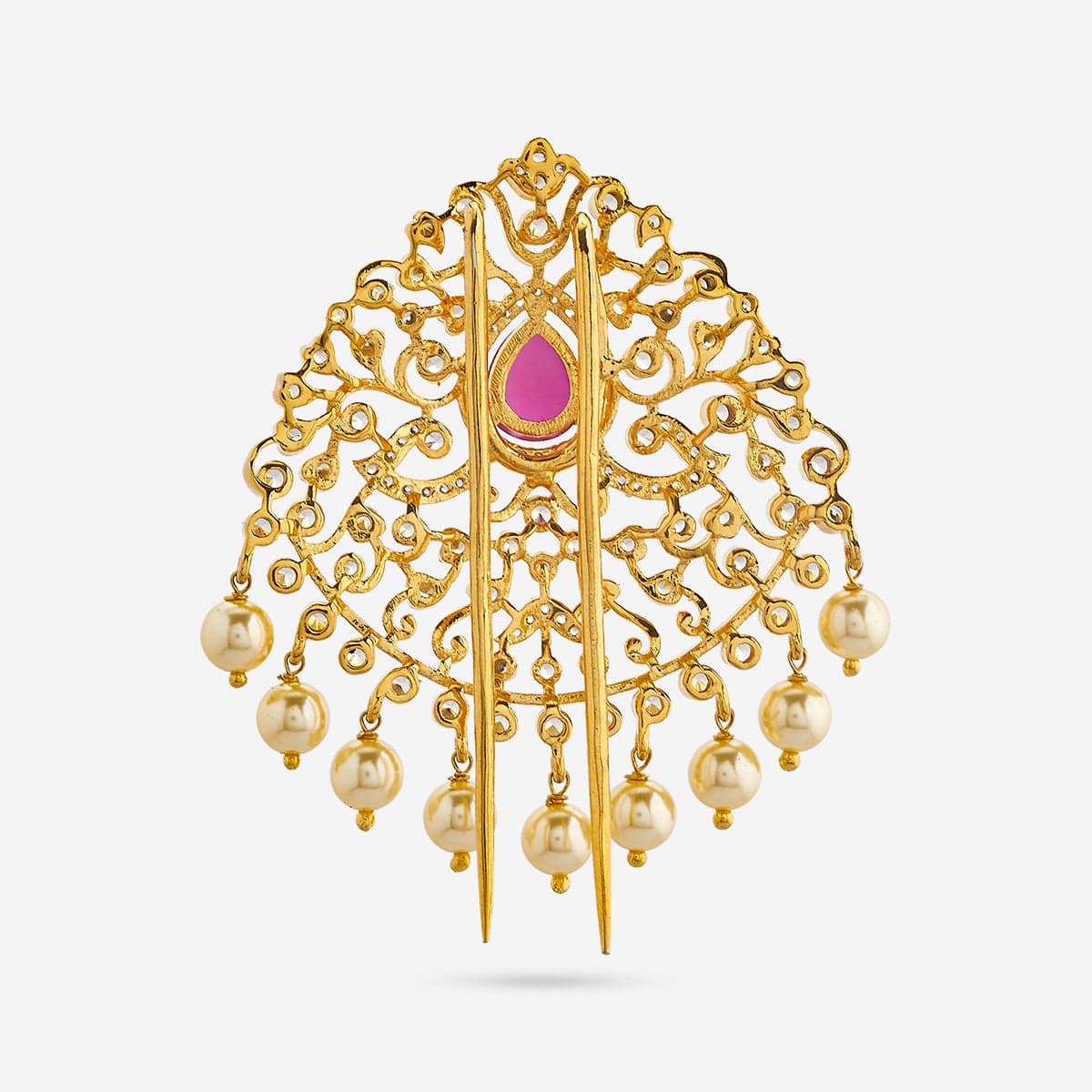 Zircon Hair Brooch 193737 - Image 3
