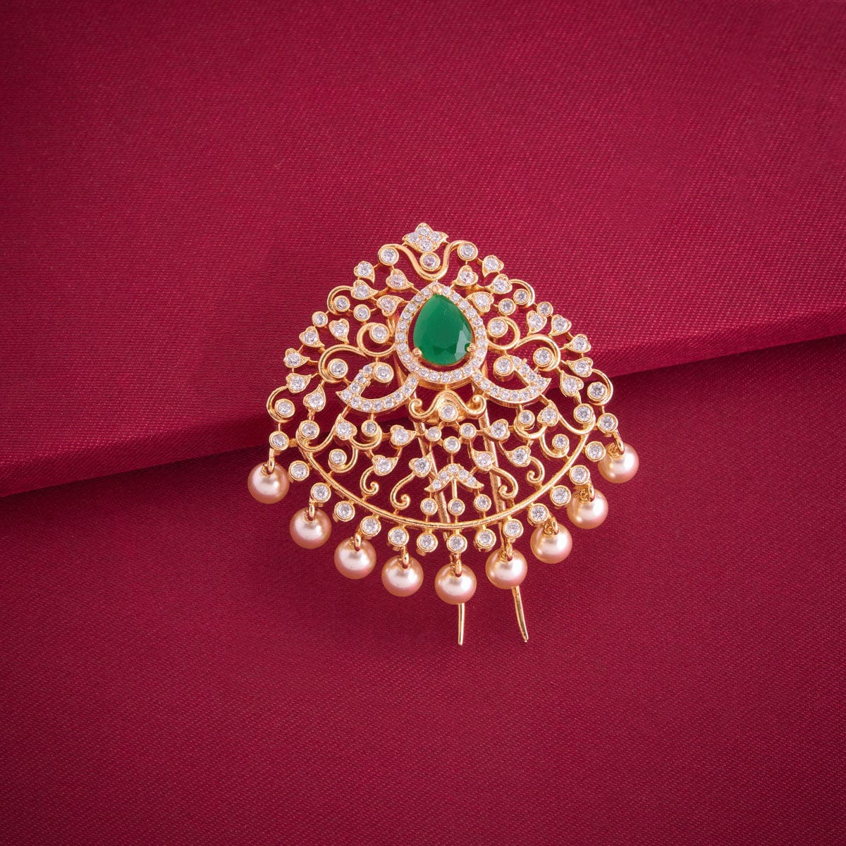 Zircon Hair Brooch 193737 - Image 5