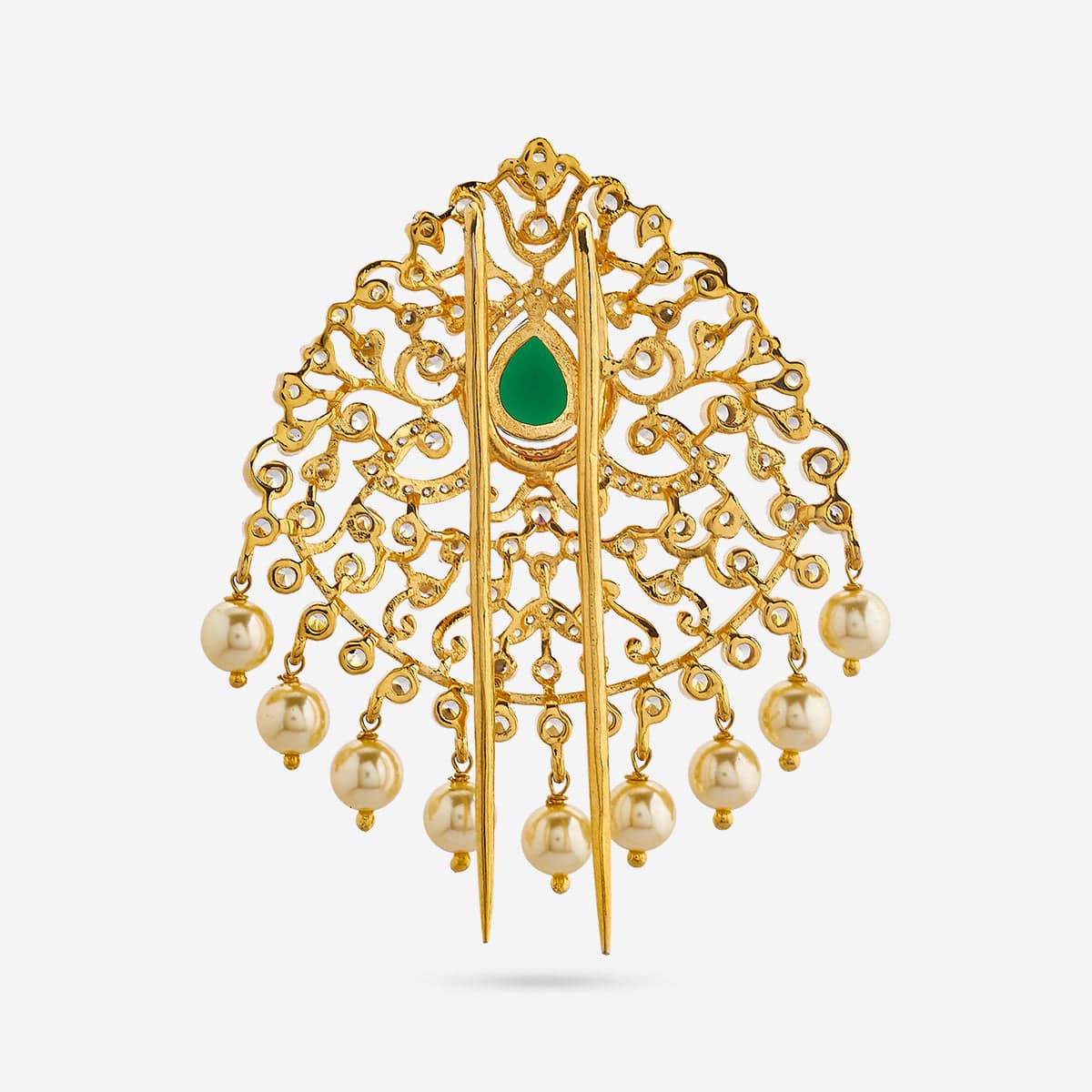 Zircon Hair Brooch 193737 - Image 7