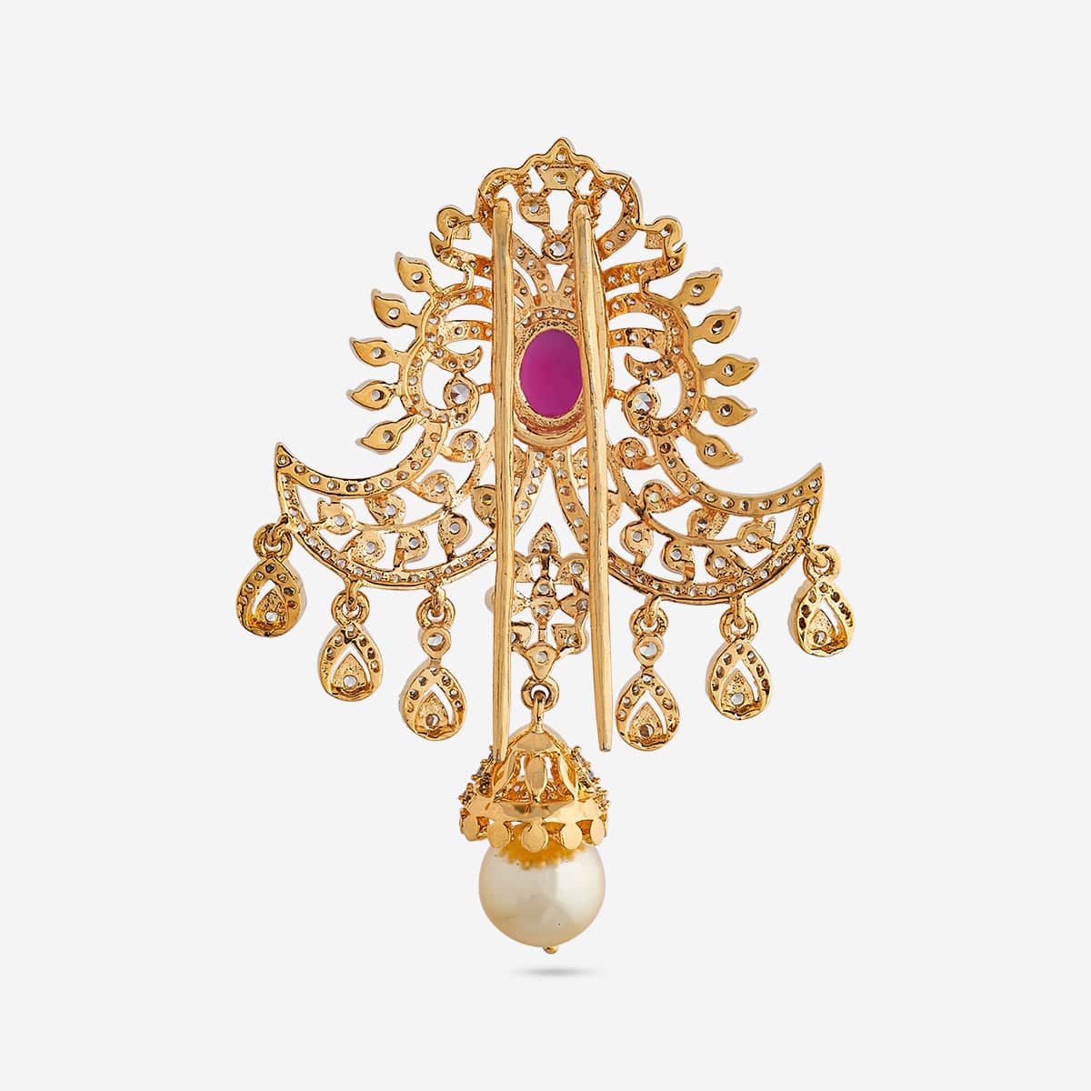 Zircon Hair Brooch 193739 - Image 3