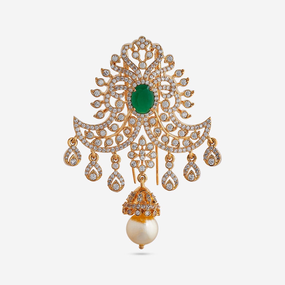 Zircon Hair Brooch 193739 - Image 4
