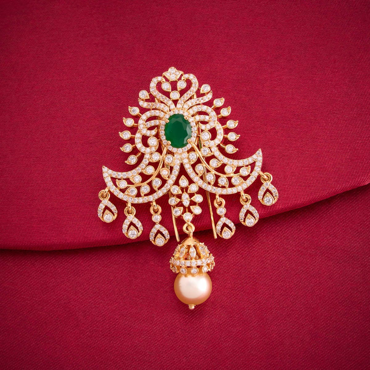 Zircon Hair Brooch 193739 - Image 5