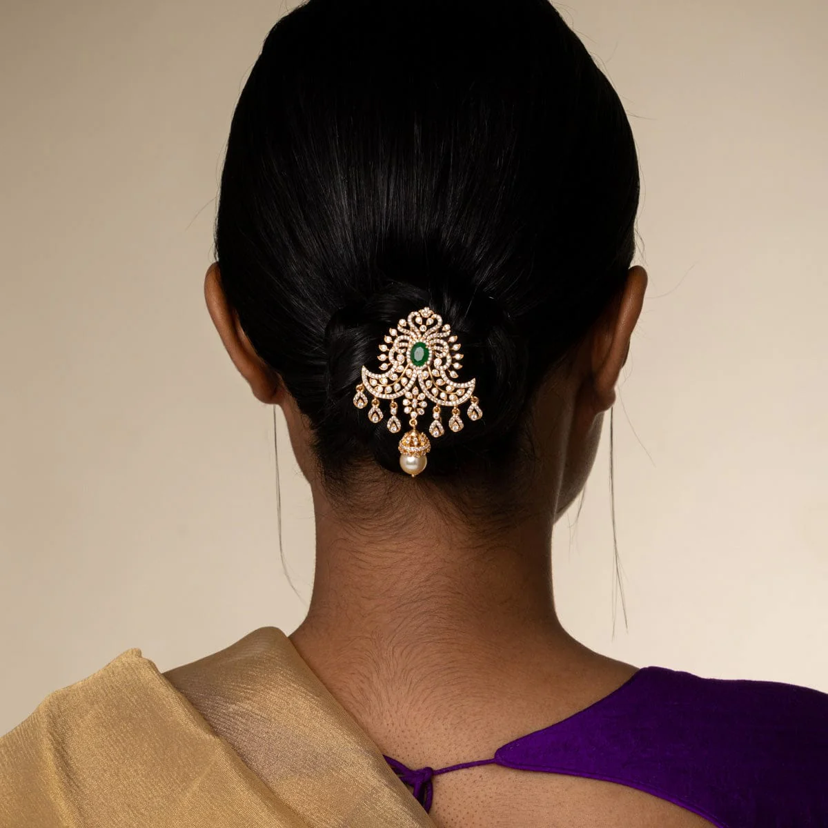 Zircon Hair Brooch 193739 - Image 6