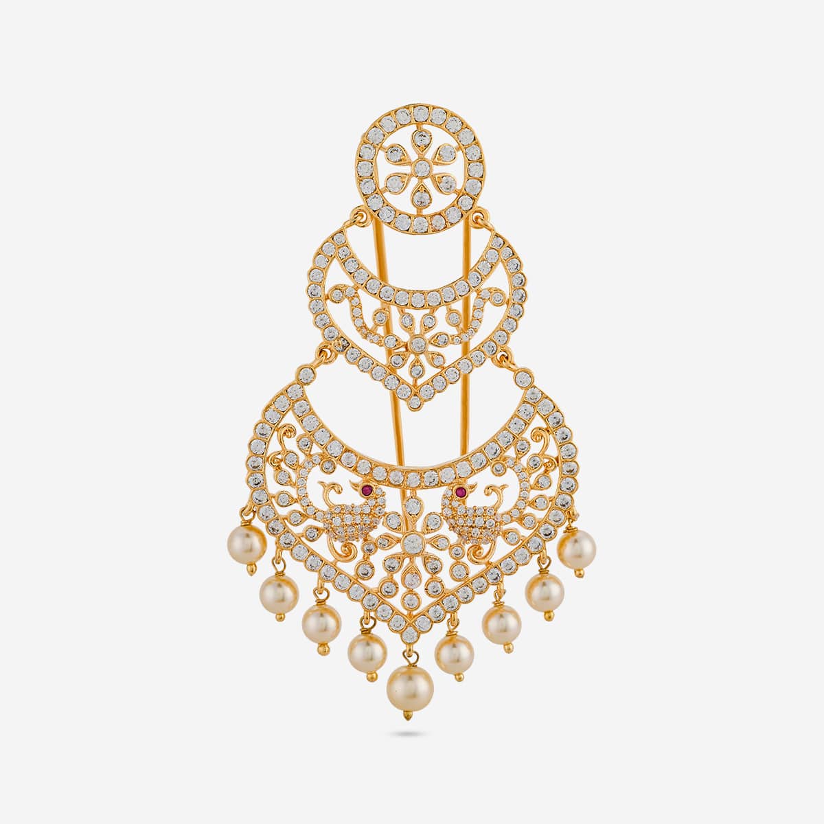 Zircon Hair Brooch 198980