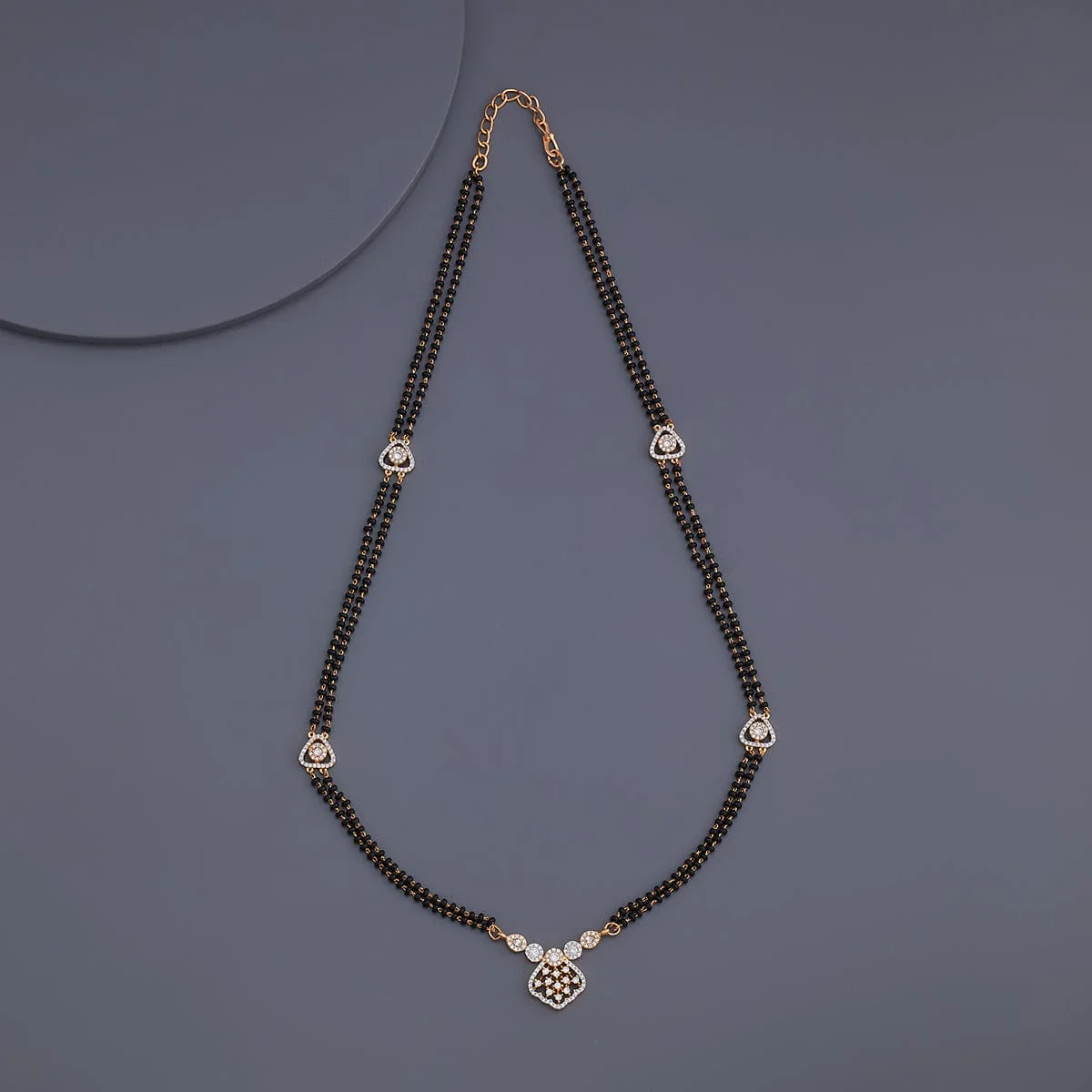 Zircon Mangalsutra 181198 - Image 4