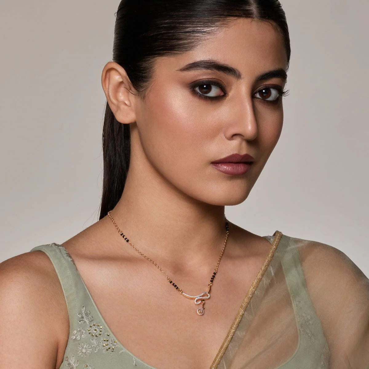 Zircon Mangalsutra 189276 - Image 3
