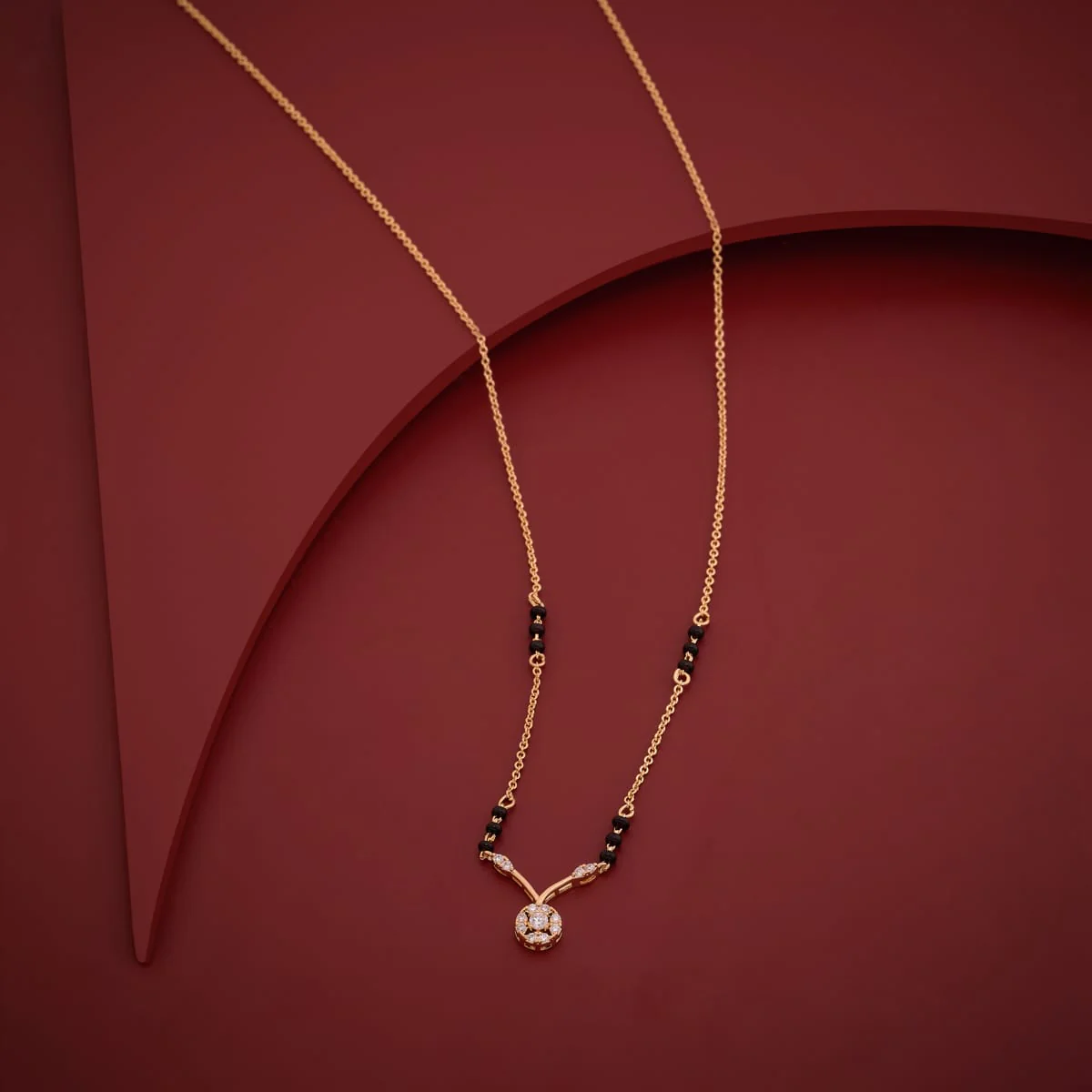 Zircon Mangalsutra 197465 - Image 2
