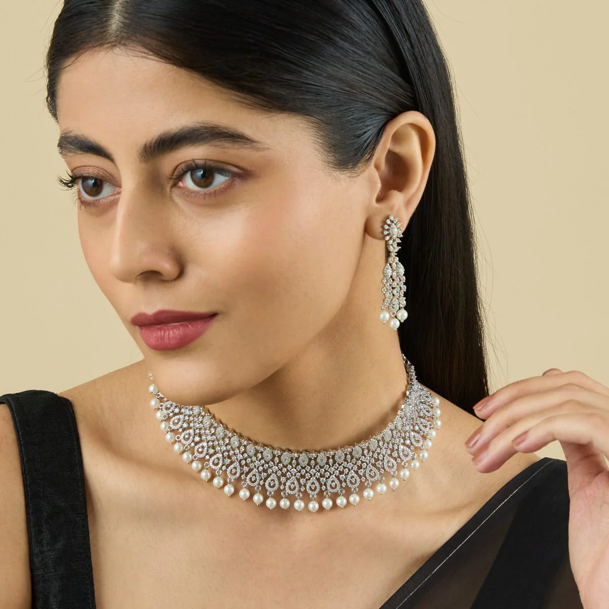 Zircon Necklace 182132 - Image 4