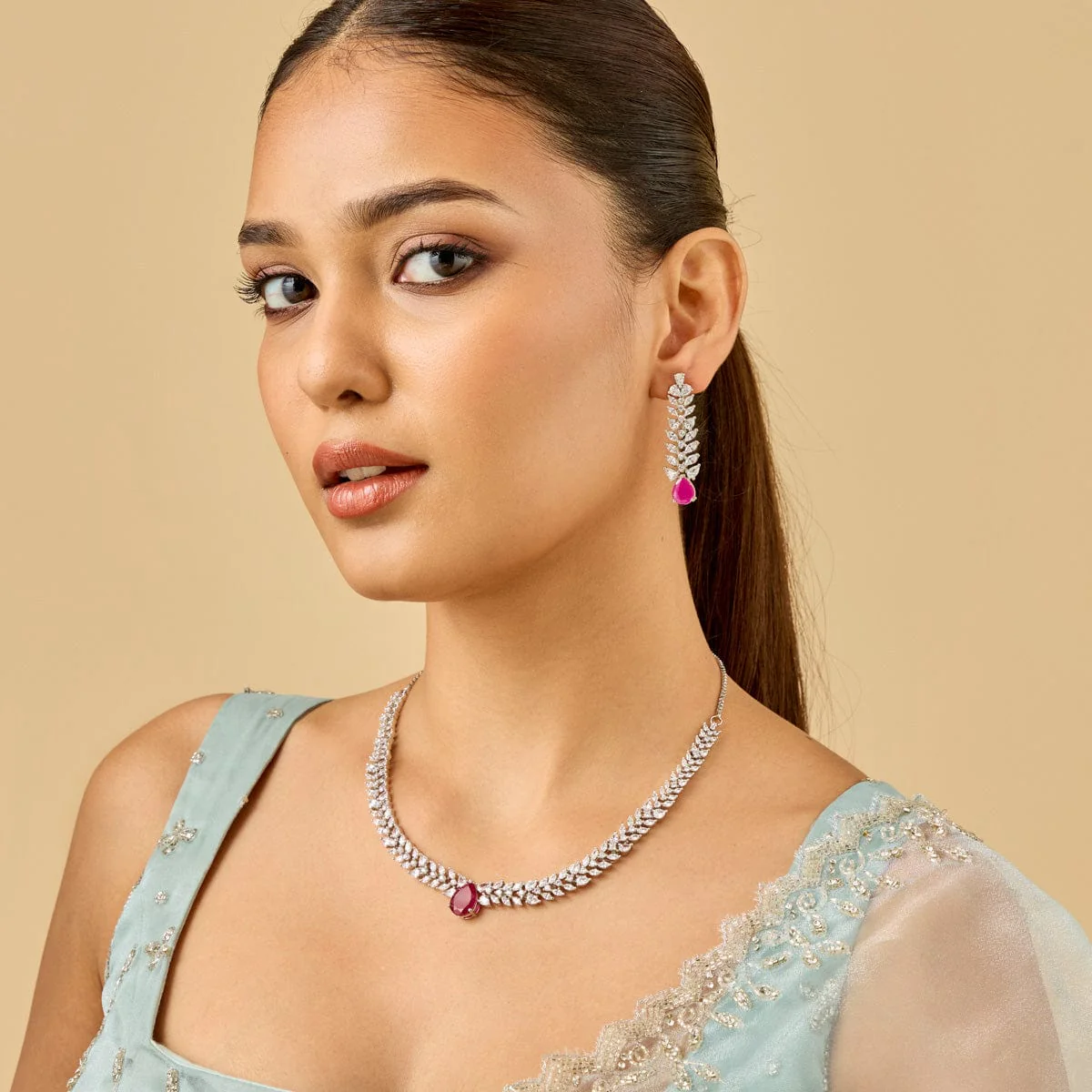 Zircon Necklace 185345 - Image 8