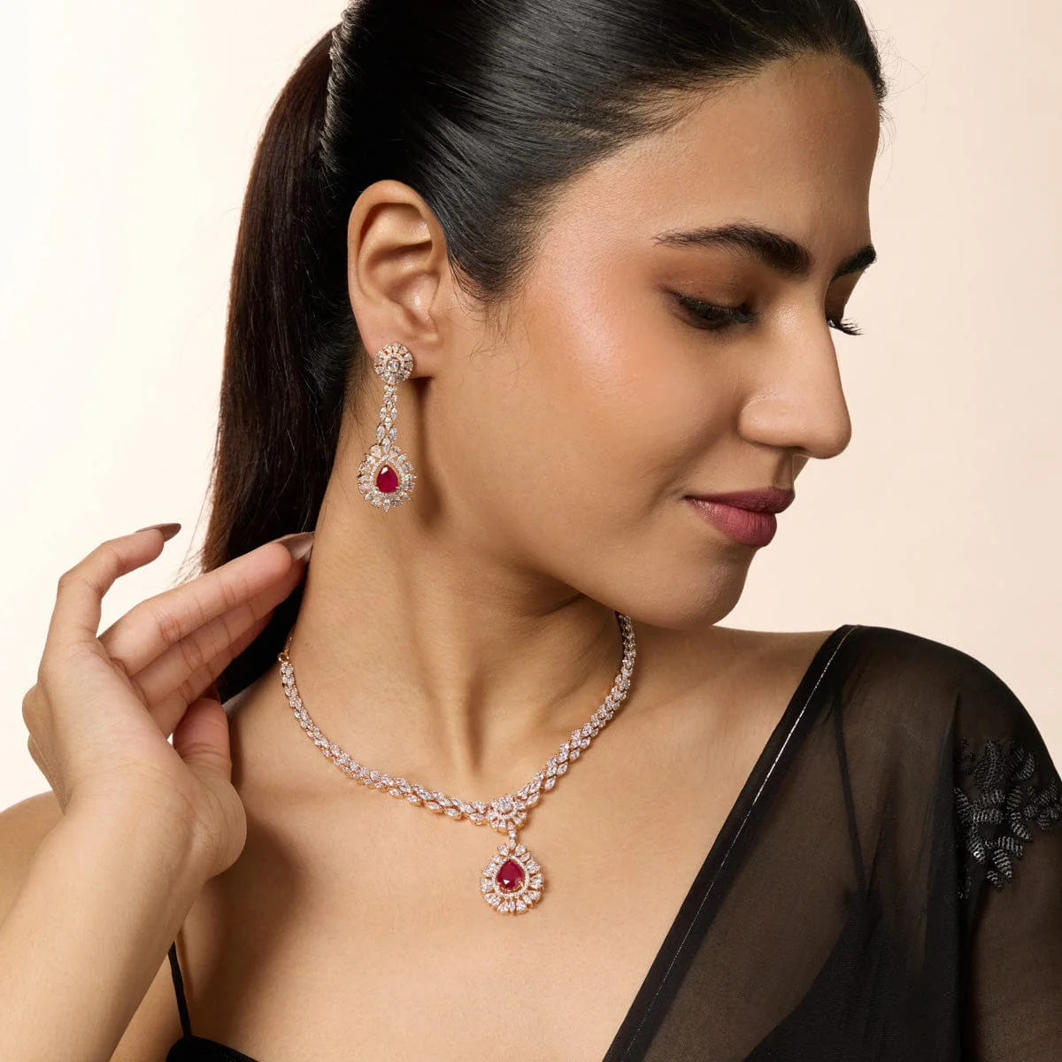Zircon Necklace 188733 - Image 3