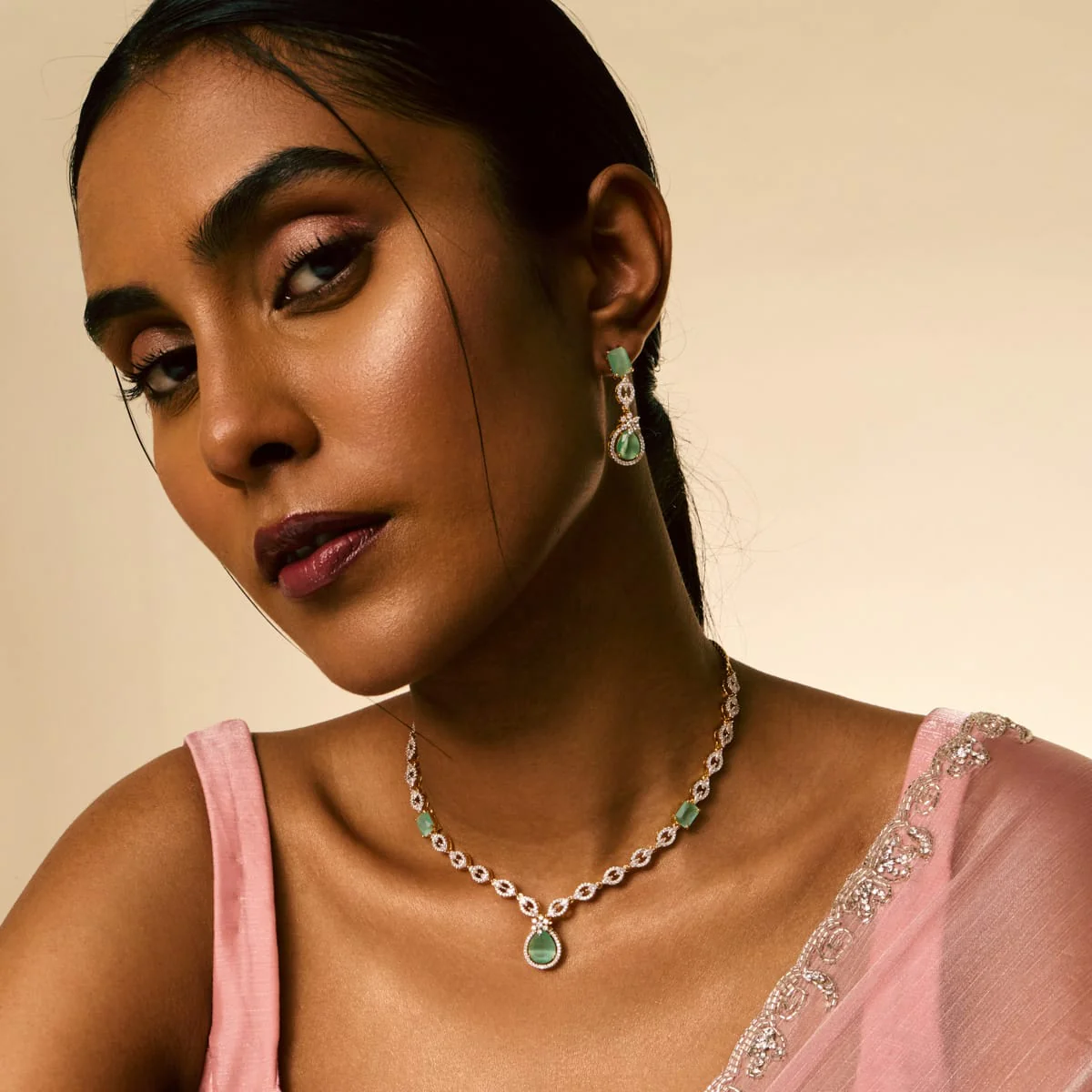 Zircon Necklace 190829 - Image 13