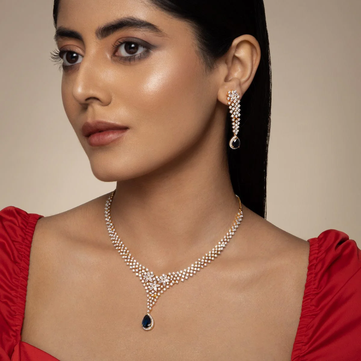 Zircon Necklace 190838 - Image 13
