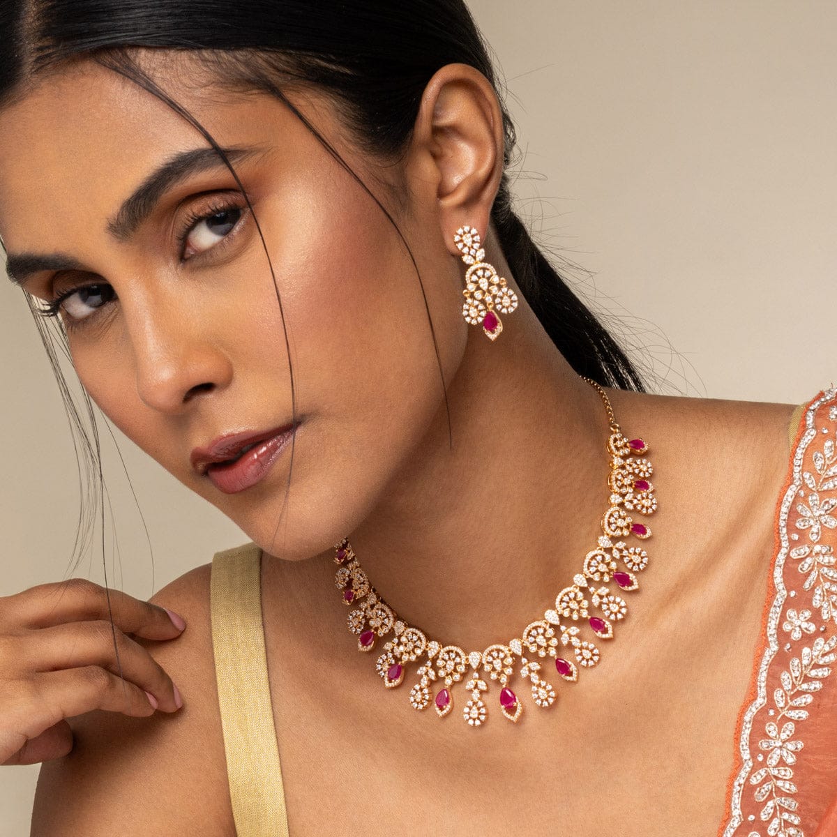 Zircon Necklace 191047 - Image 3