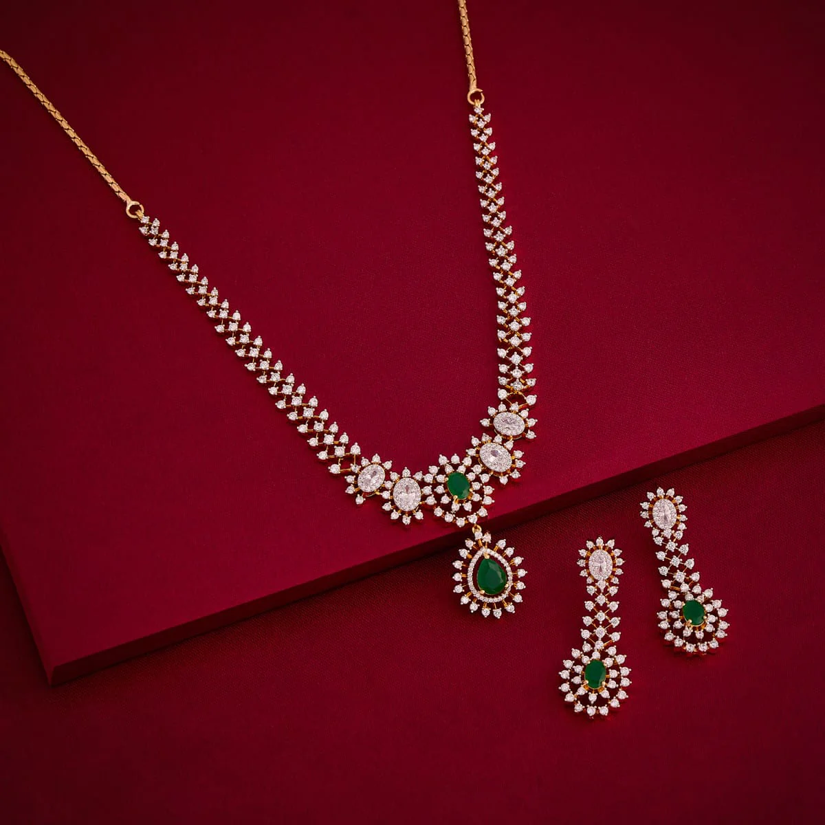 Zircon Necklace 191702 - Image 8