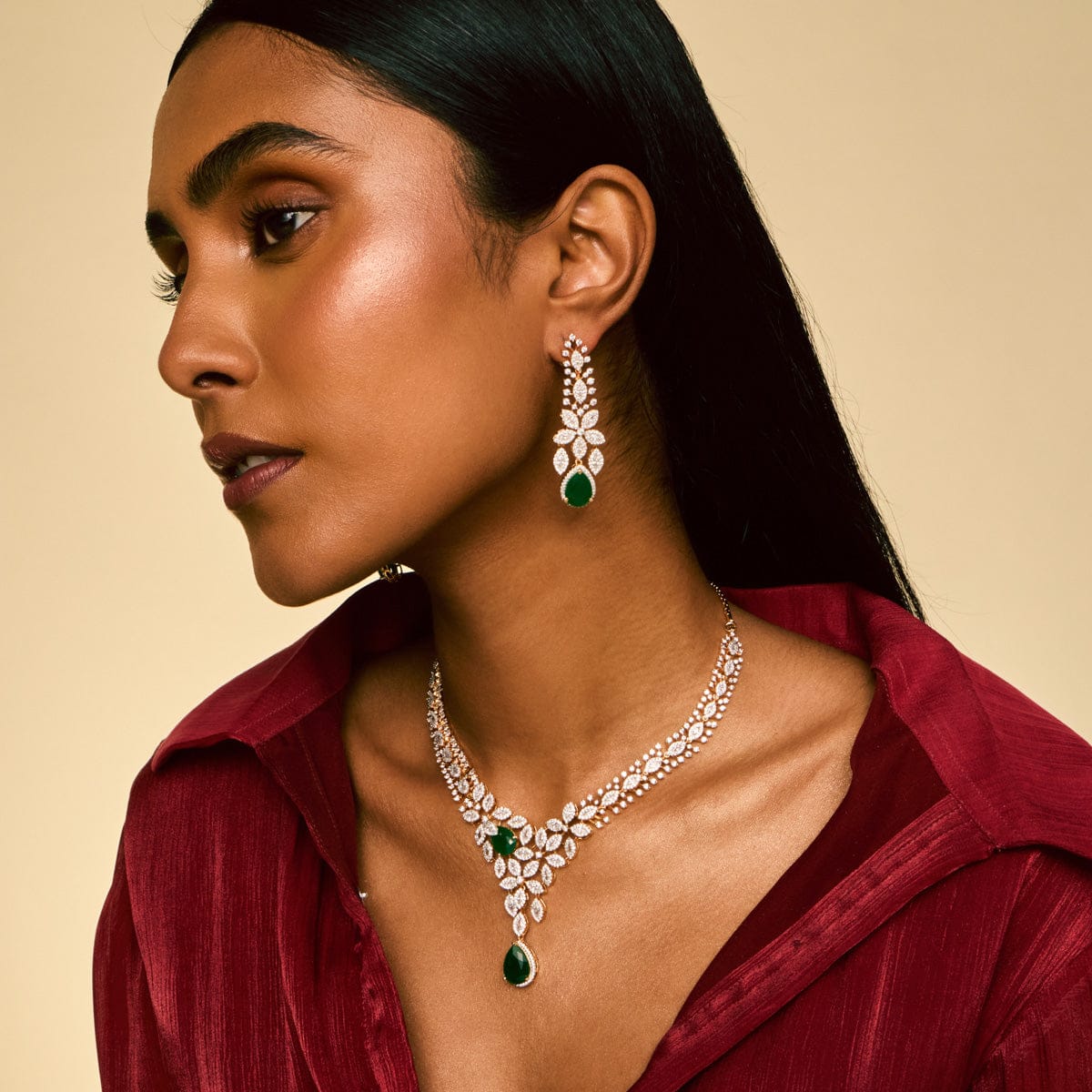Zircon Necklace 191705 - Image 8