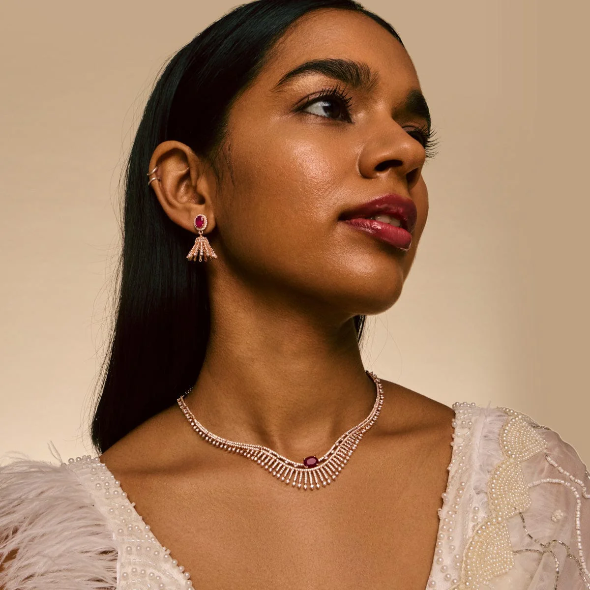 Zircon Necklace 191706 - Image 3