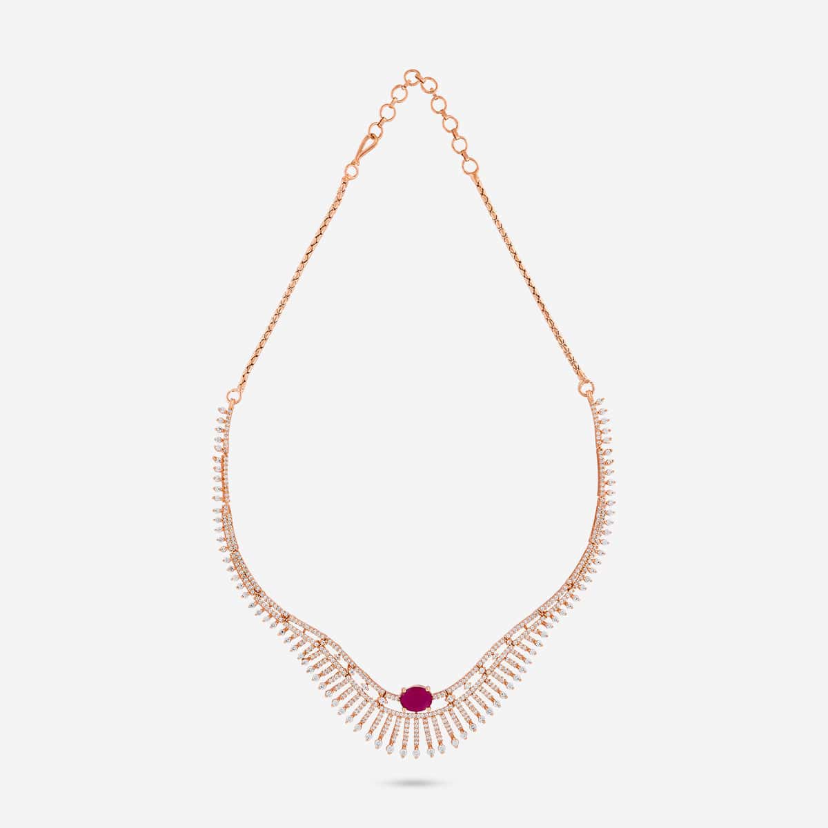 Zircon Necklace 191706 - Image 4