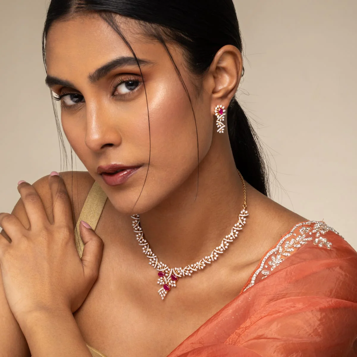 Zircon Necklace 191707 - Image 3