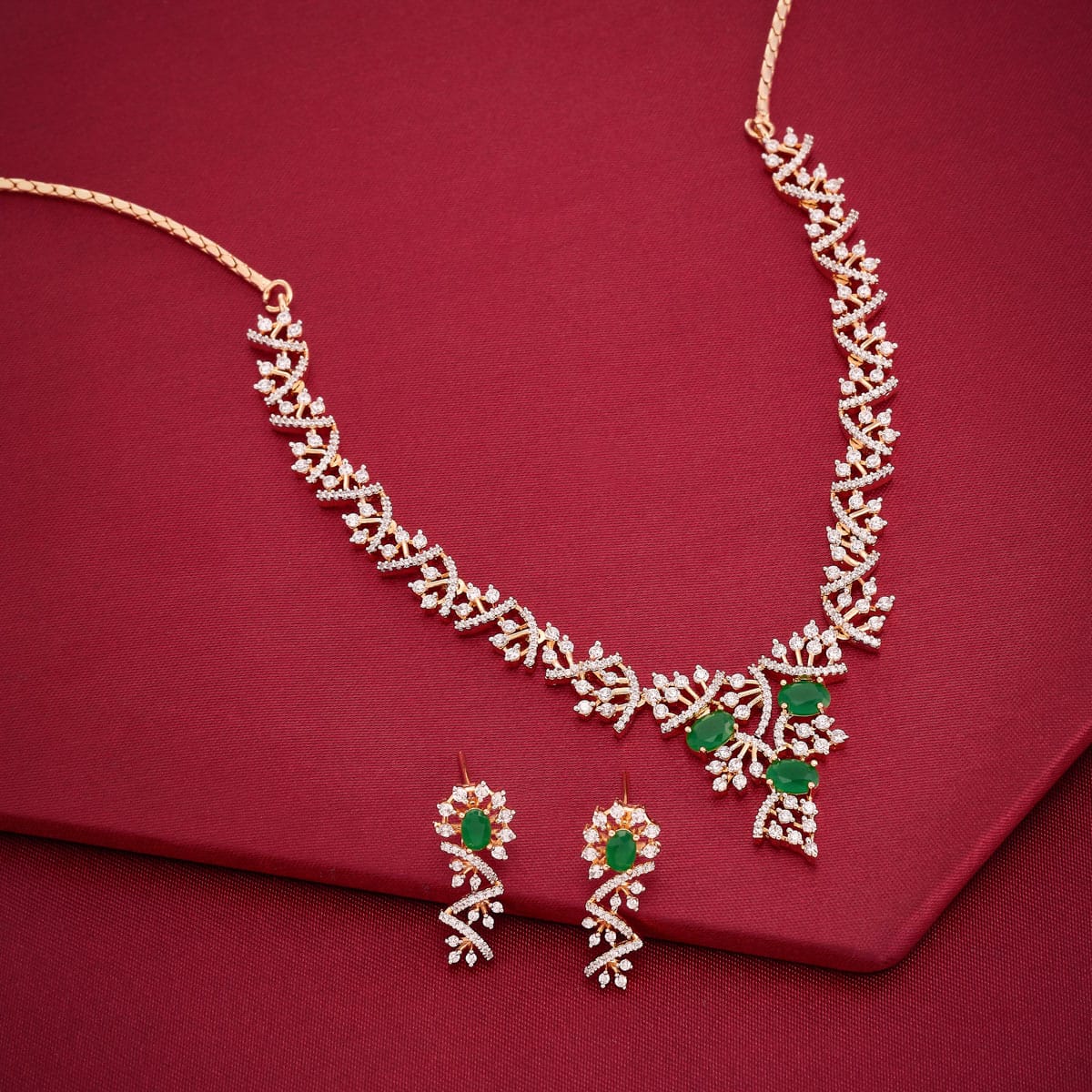 Zircon Necklace 191707 - Image 8