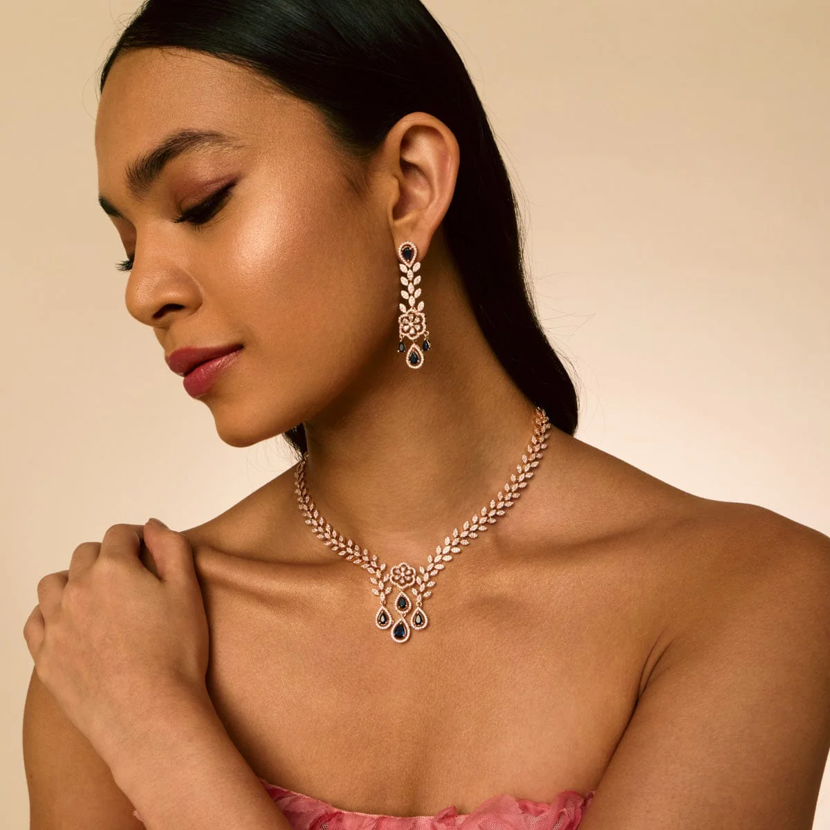 Zircon Necklace 191708 - Image 13
