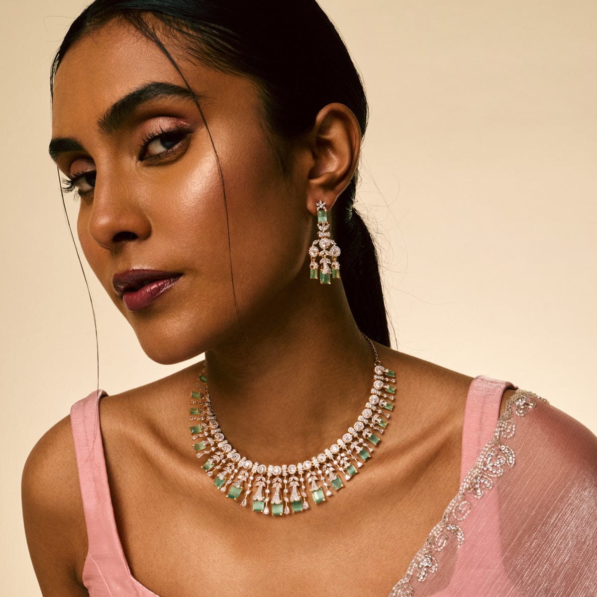 Zircon Necklace 191713 - Image 13