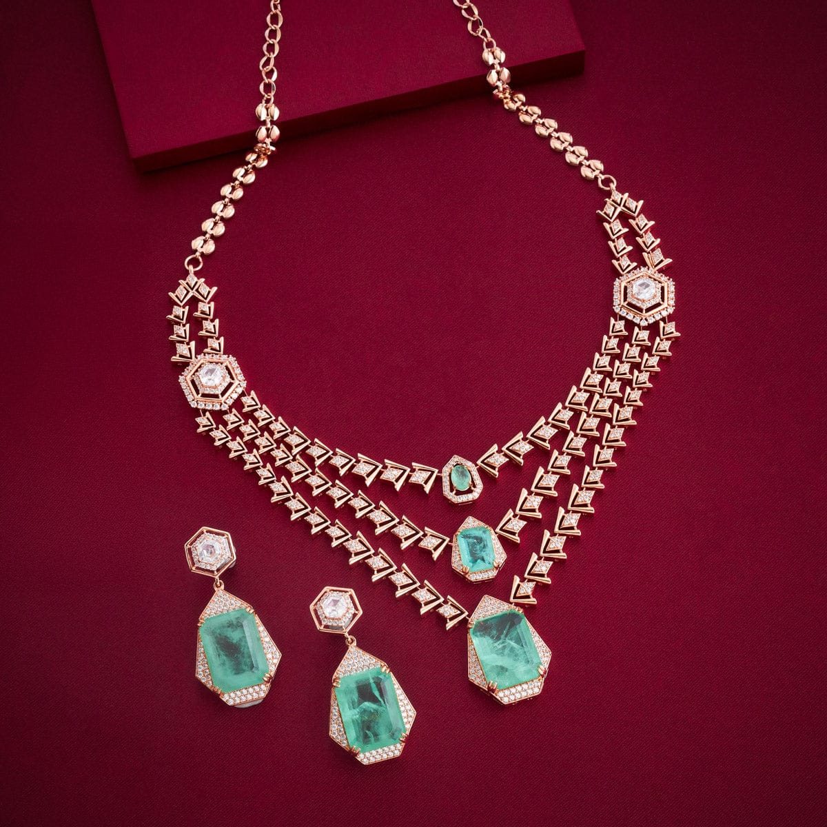 Zircon Necklace 191807 - Image 8