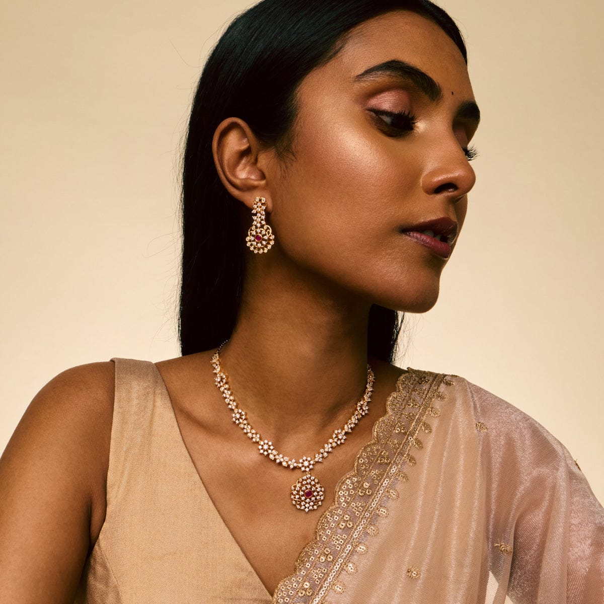 Zircon Necklace 192623 - Image 3