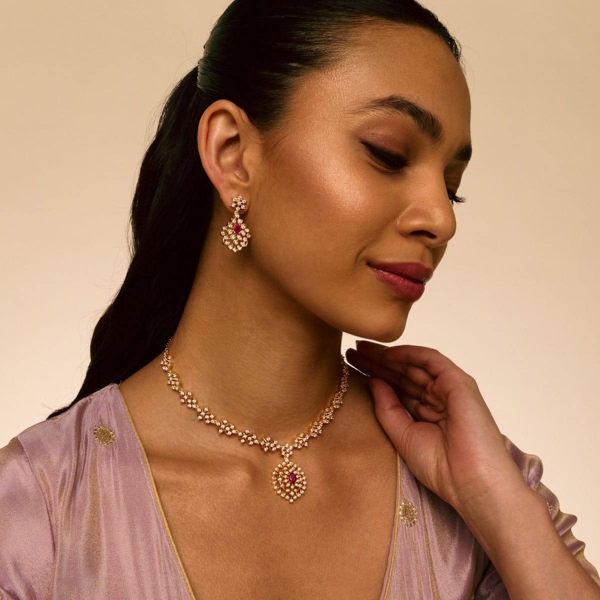 Zircon Necklace 192629 - Image 3