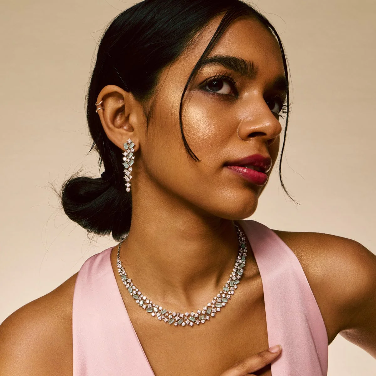 Zircon Necklace 193102 - Image 18