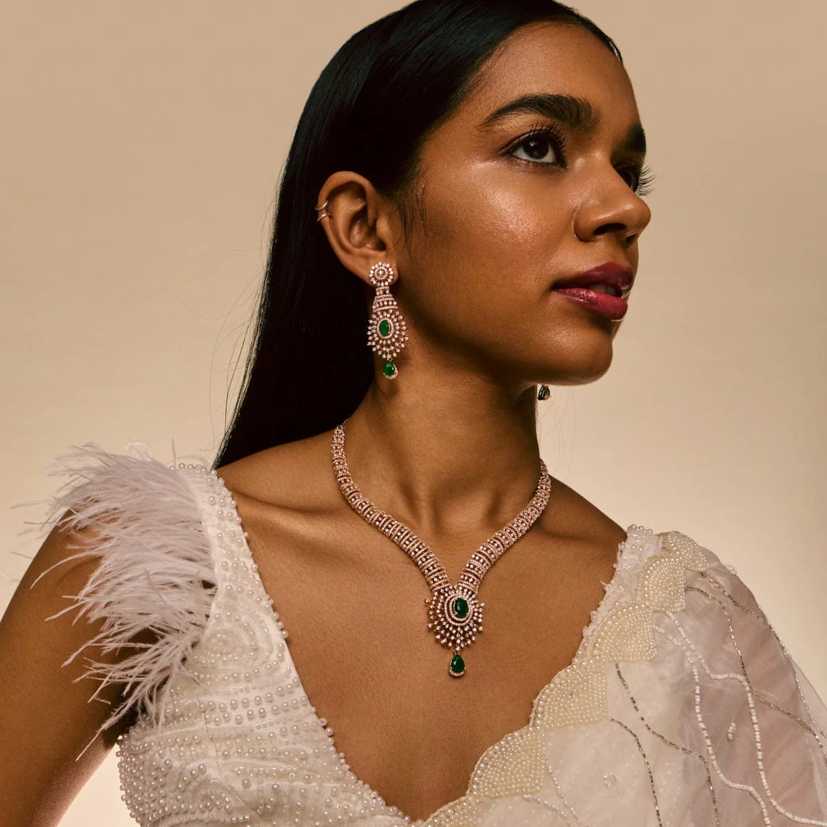 Zircon Necklace 195637 - Image 8