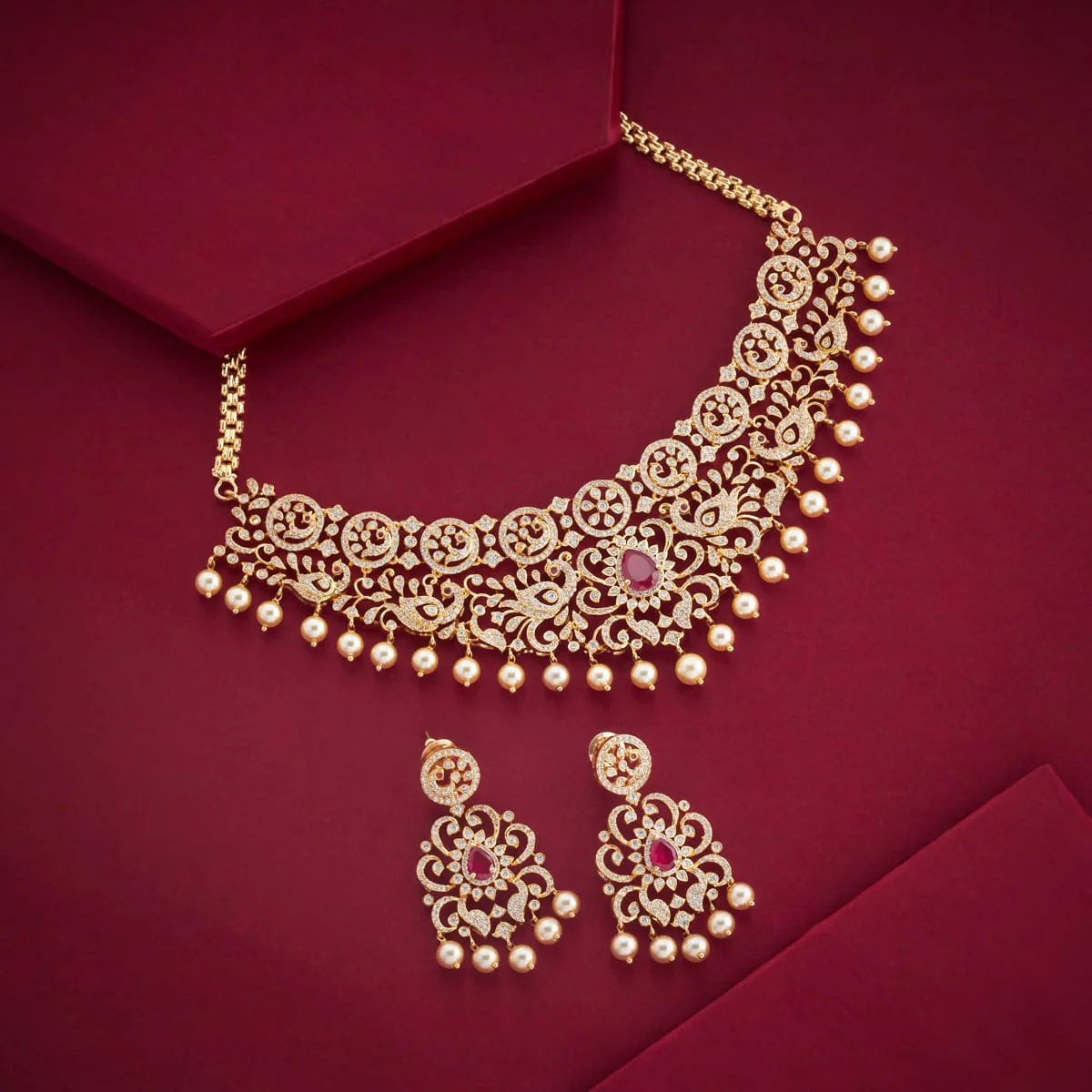 Zircon Necklace 195638 - Image 2