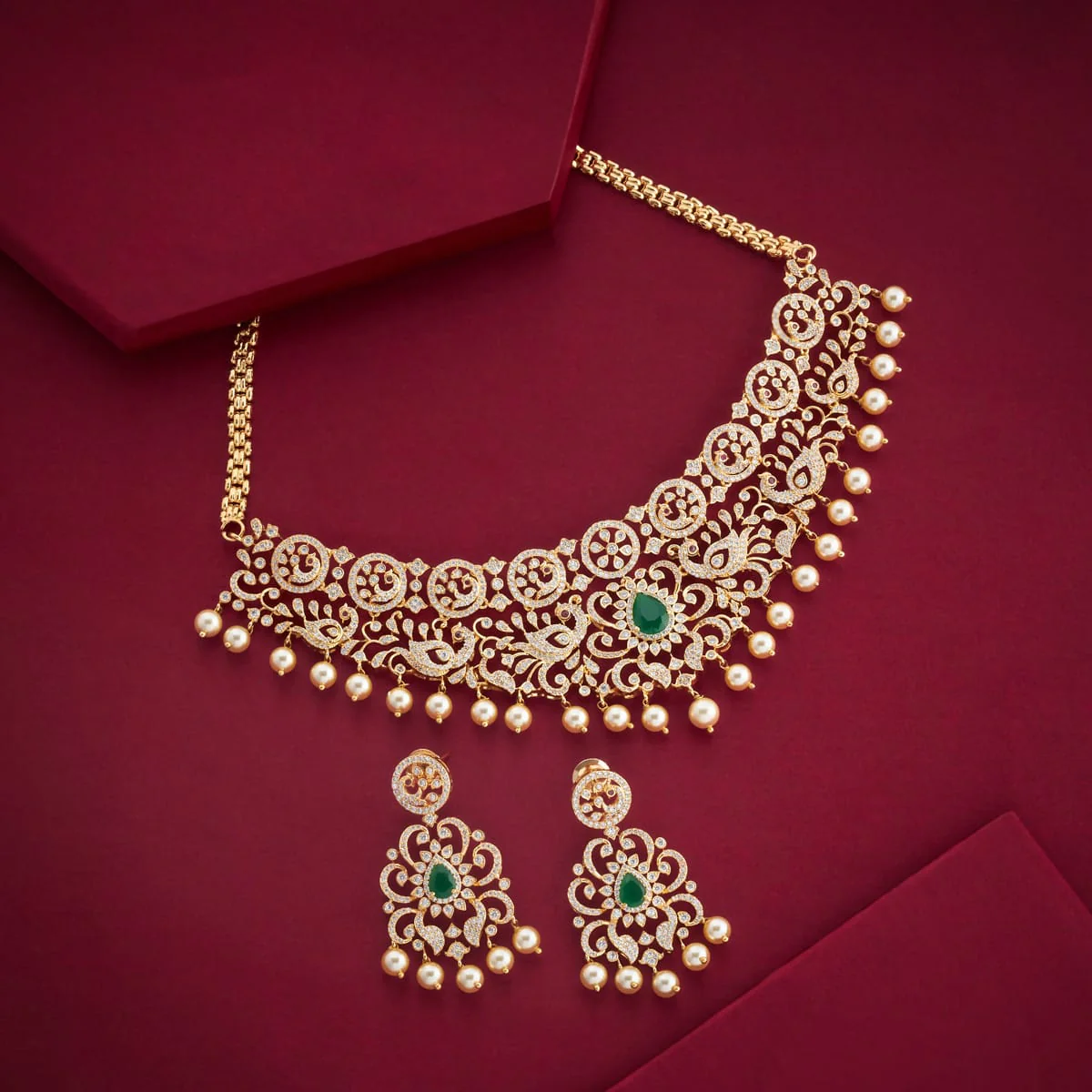 Zircon Necklace 195638 - Image 8