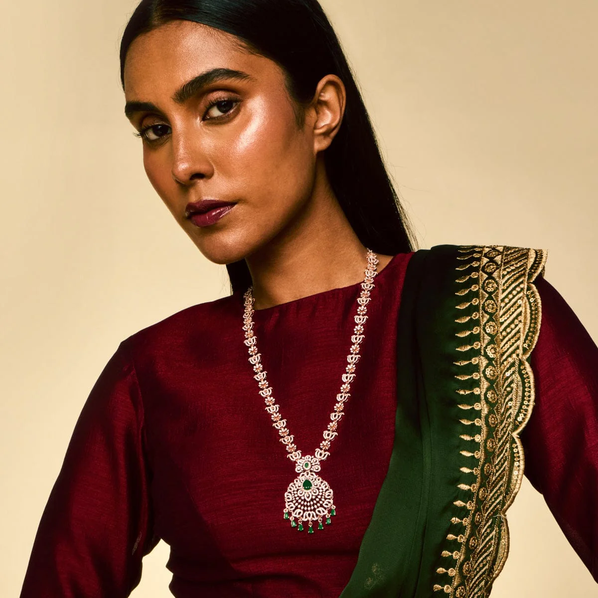 Zircon Necklace 195639 - Image 7