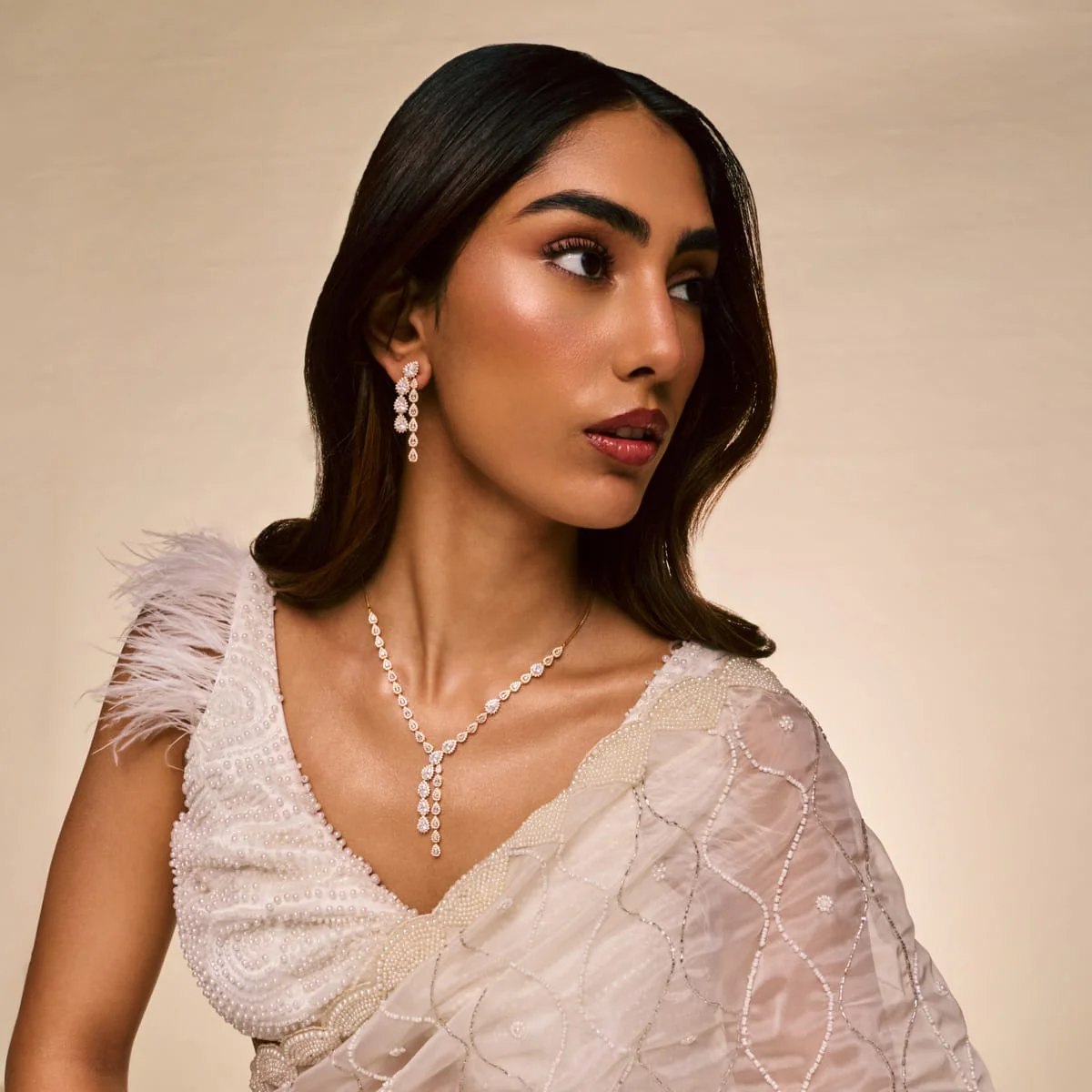 Zircon Necklace 195642 - Image 3