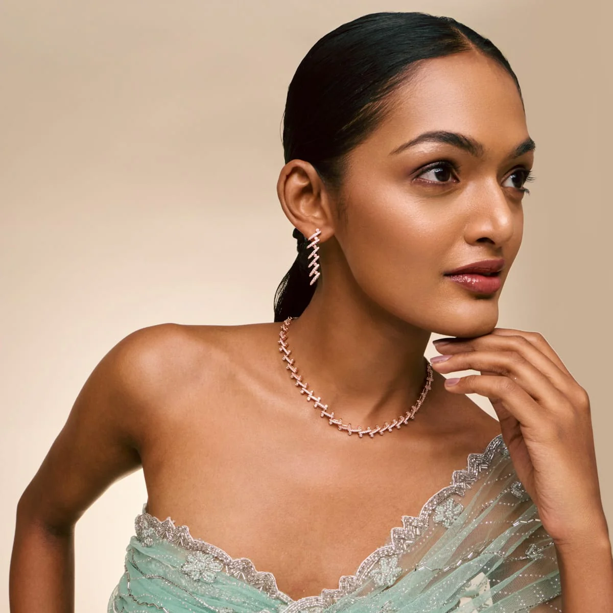 Zircon Necklace 196904 - Image 8