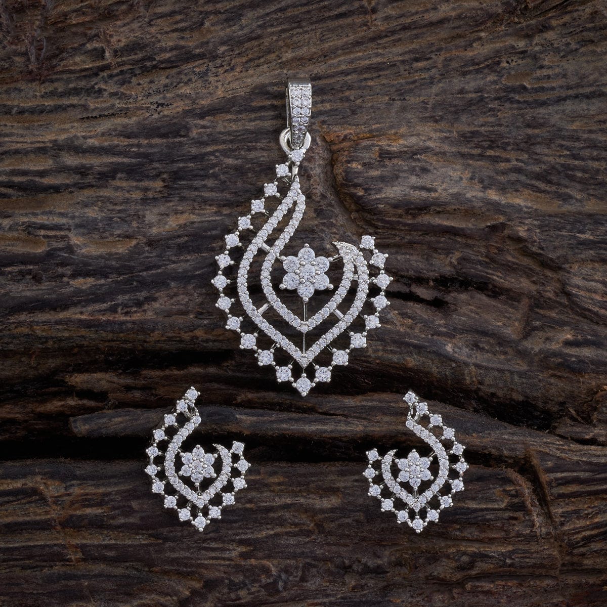 Zircon Pendant Earring 172769 - Image 3